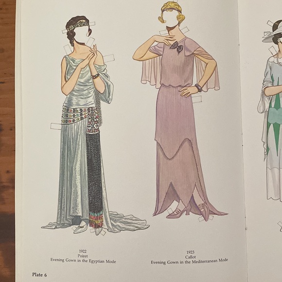 Vintage paper doll book uncut Great Fashion Designs of the 20’s Tom Tierney 1983 - Picture 9 of 16